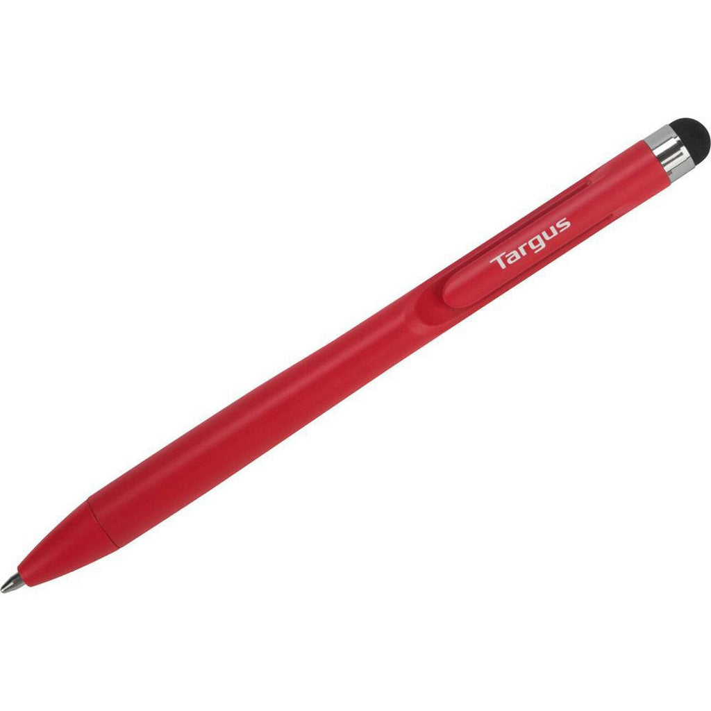Targus Smooth Glide Pen with Rubber Tip/Compatible with All Touch Screen Surfaces, Sketch, Write on Tablet or SmartPhone - Red-0