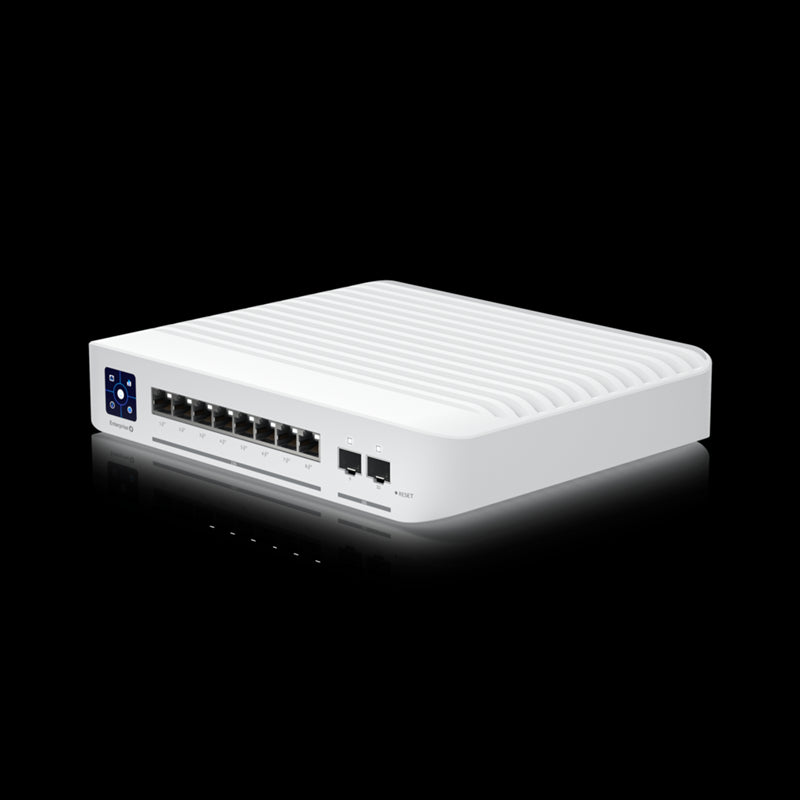 Ubiquiti Switch Enterprise 8-port PoE+ 8x2.5GbE, Ideal For Wi-Fi 6 AP, 2x 10g SFP+ Ports For Uplinks, Managed Layer 3 Switch-0