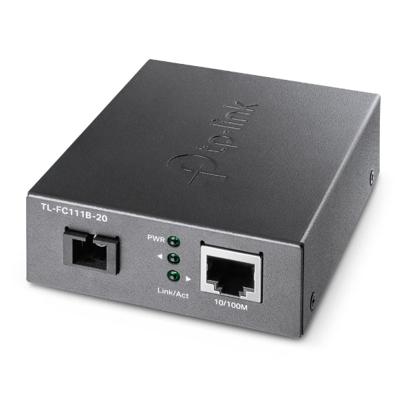 TP-Link TL-FC111B-20 10/100 Mbps WDM Media Converter - IEEE 802.3u 1550nm 20KM (Compatible with TL-FC111A-20)-0