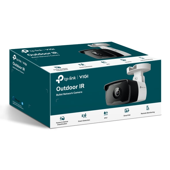 TP-Link VIGI 3MP C330I(2.8mm) Outdoor Bullet Network Camera, 2.8mm Lens,Smart Detection, 3YW (LD)-0