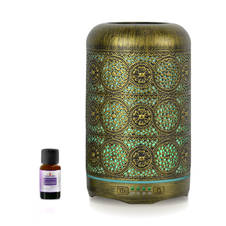 mbeat® activiva Metal Essential Oil and Aroma Diffuser-Vintage Gold  -260ml-0
