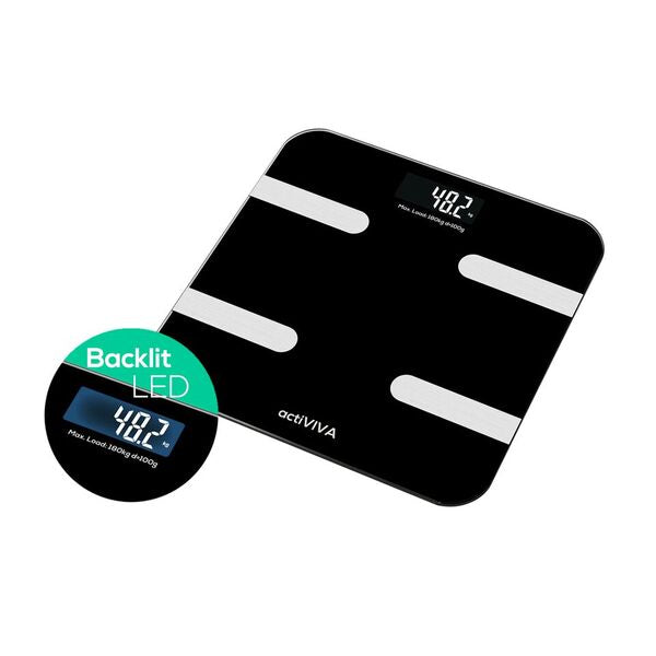 (LS) mbeat® "actiVIVA" Bluetooth BMI and Body Fat Smart Scale with Smartphone APP-0