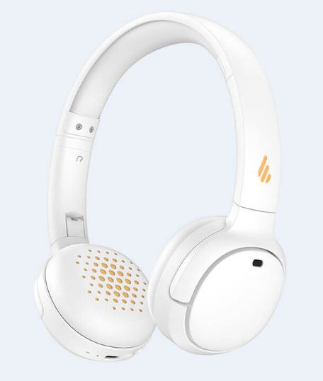 Edifier WH500 Wireless On-Ear Headphones -Bluetooth V5.2 -Playtime 40 hours -USB-C (Type-C) WHITE-0