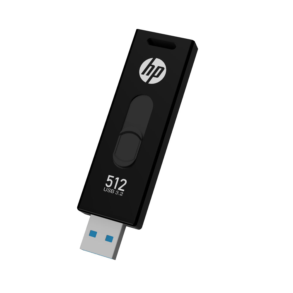 HP X911W 512GB USB 3.2 Type-A 300MB/s 410MB/s Flash Drive Memory Stick 0°C to 60°C External Storage for Windows 8 10 11 Mac-0