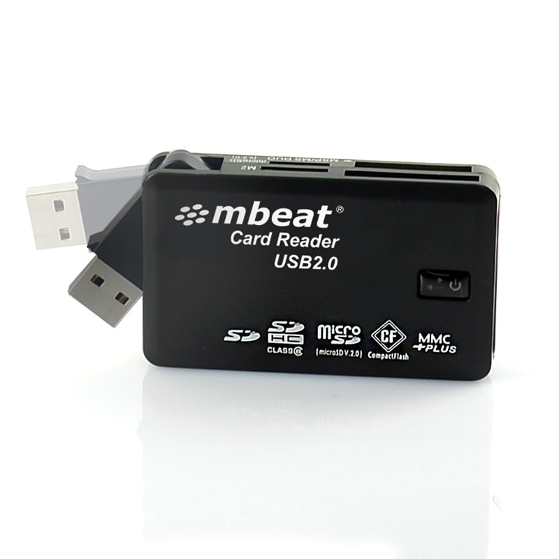 mbeat® USB 2.0 All In One Card Reader - Supports SD/SDHC/CF/MS/XD/MicroSD /MicroSD HC / SONY M2 without adaptor.-0