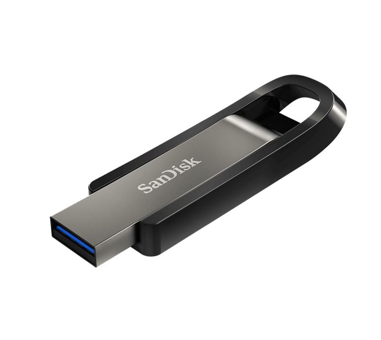 SanDisk 256GB Extreme GO USB3.2 Metal  Flash Drive USB-A 400MB/s SecureAccess™ encryption software2 Lifetime Lifetime Warranty Black-0