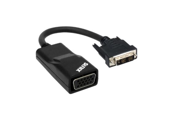 (LS) Sunix DVI-D to VGA Adapter; compliant with VESA VSIS version 1, Rev.2; Output resolutions up to 1920x1200; HDTV resolutions up to 1080p-0
