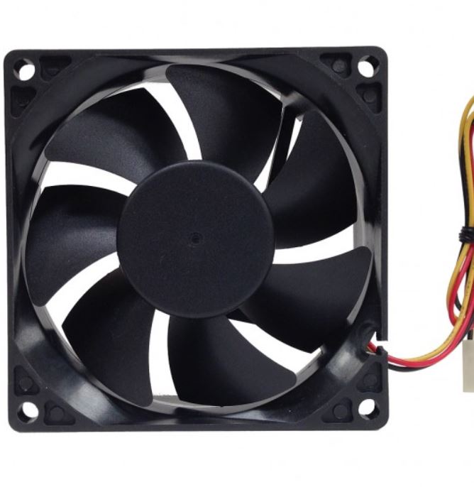 Repalcement 80mm TFX Silent Case Fan -  Fan only no Screw for Aywun SQ05 TFX PSU 2500rpm. Mini 2Pin Connector.-0