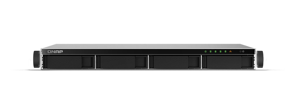 QNAP TS-464U-8G 4 Bay NAS Intel® quad-core rackmount NAS with dual-port 2.5GbE and PCIe expandability for high-speed transmission 3YR WTY-0