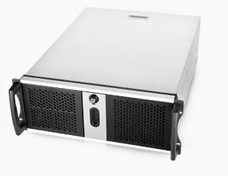 Chenbro RM42300 Black 4U Rackmount Case, No PSU, 2x USB 2.0, External 3x 5.25",Internal 4x 3.5", 1x Slim ODD Slot, 1x 120mm Fan-0