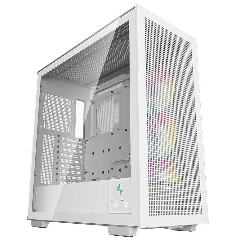 DeepCool MORPHEUS WH Modular High Airflow ATX Case , 1xPre-Installed Fans, USB3.0×4, Audio×1, Type-C×1-0