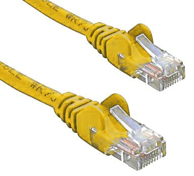 8ware CAT5e Cable 2m - Yellow Color Premium RJ45 Ethernet Network LAN UTP Patch Cord 26AWG CU Jacket-0