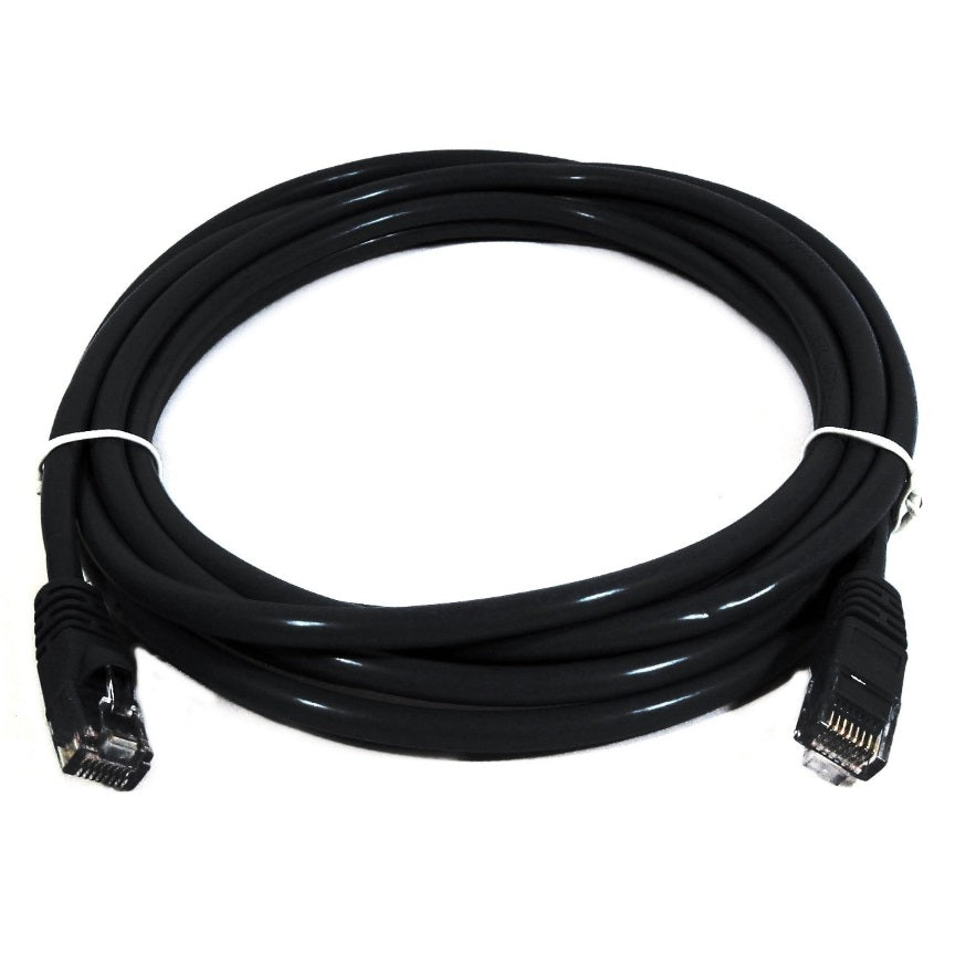 8Ware CAT6A Cable 0.25m (25cm) - Black Color RJ45 Ethernet Network LAN UTP Patch Cord Snagless-0