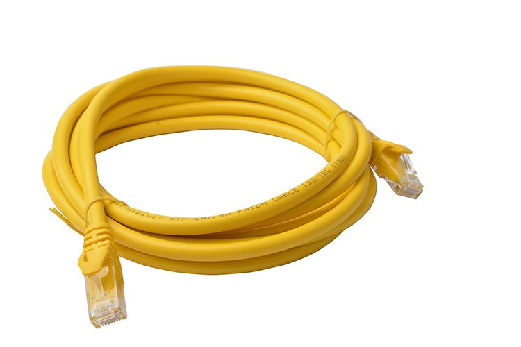 8Ware CAT6A Cable 3m - Yellow Color RJ45 Ethernet Network LAN UTP Patch Cord Snagless-0