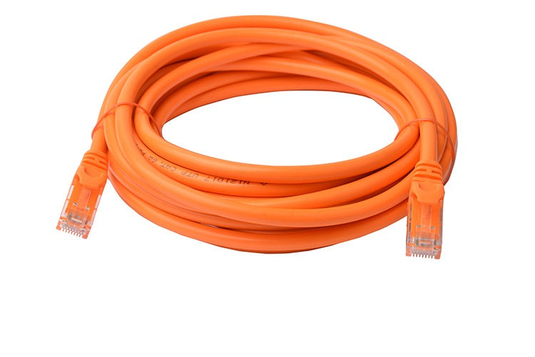 8Ware CAT6A Cable 5m - Orange Color RJ45 Ethernet Network LAN UTP Patch Cord Snagless-0