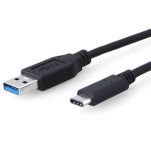 8Ware USB 3.1 Cable 1m Type-C to A Male to Male Black 10Gbps-0