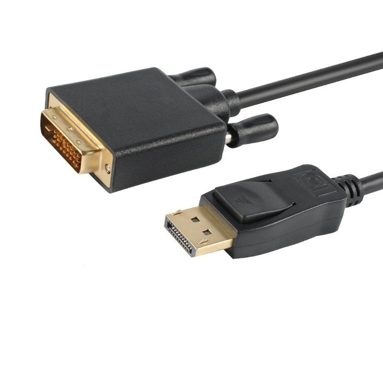 Astrotek DisplayPort DP to DVI-D 2m Cable Male to Male 24+1 Gold plated Supports video resolutions up to 1920x1200/1080P Full HD @60Hz-0