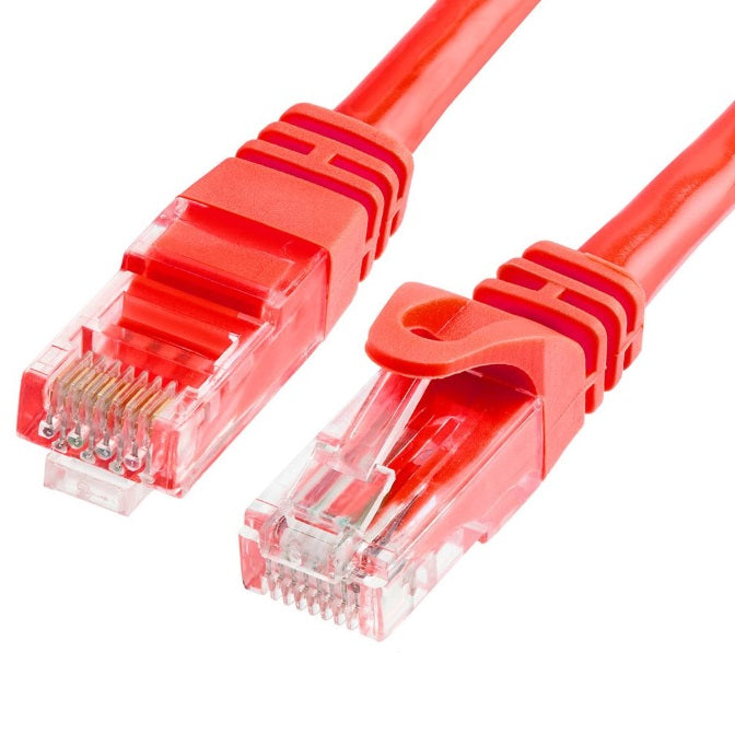 Astrotek CAT6 Cable 1m - Red Color Premium RJ45 Ethernet Network LAN UTP Patch Cord 26AWG CU Jacket-0