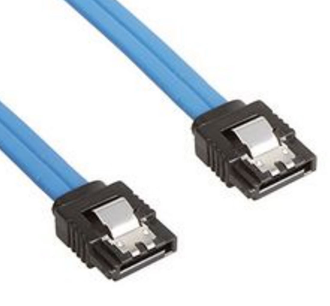 Astrotek SATA 3.0 Data Cable Male to Male Straight 180 to 180 Degree with Metal Lock 26AWG Blue ~CB8W-FC-5080-0