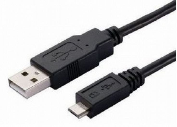 Astrotek USB to Micro USB Cable 2m - Type A Male to Micro Type B Male Black Colour RoHS-0