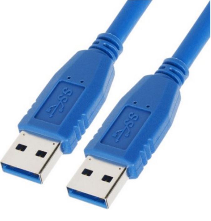 Astrotek USB 3.0 Cable 1m - Type A Male to Type A Male Blue Colour-0