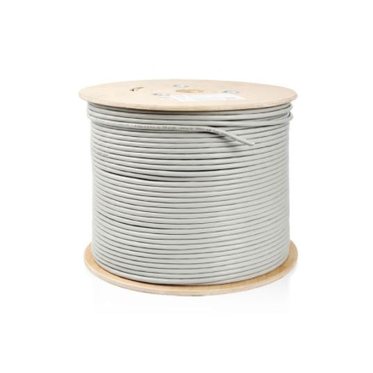 Astrotek CAT6 FTP Cable 305m Roll - Grey White Full 0.55mm Copper Solid Wire Ethernet LAN Network 23AWG 0.55cu 2x4p PVC Jacket-0