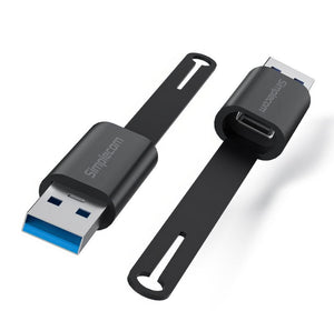 Simplecom CA132 USB-A Male to USB-C Female Adapter USB 3.2 Gen 2 Data  Charging Double-Side 10Gbps-0