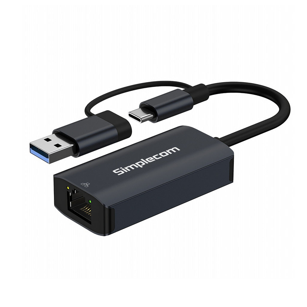 Simplecom NU315 USB-C and USB-A to Gigabit Ethernet Adapter-0