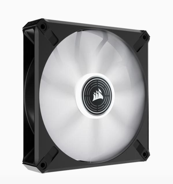 Corsair ML ELITE Series, ML140 LED ELITE, 140mm Magnetic Levitation White LED Fan with AirGuide, Single Pack(LS)-0