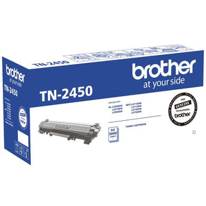 Brother TN-2450 Mono Laser Toner- Standard, HL-L2350DW/L2375DW/2395DW/MFC-L2710DW/2713DW/2730DW/2750DW up to 3,000 pages-0
