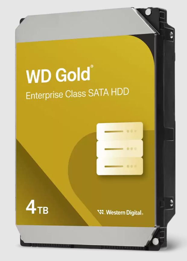 Western Digital Gold 4TB 3.5" Enterprise Class SATA 6 Gb/s HDD 7200 RPM Cache Size  256MB 5-Year Limited Warranty-0