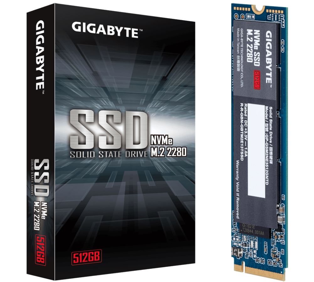 Gigabyte M.2 PCIe NVMe SSD 512GB V2 1700/1550 MB/s 270K/340K IOPS 2280 80mm 1.5M hrs MTBF HMB TRIM SMART Solid State Drive 5yrs >500GB-0