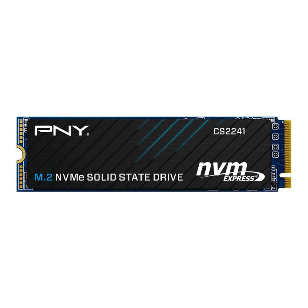 PNY CS2241 2TB NVMe SSD Gen4x4 M.2 5000MB/s 4200MB/s R/W TBW 1.5M hrs MTBF 5yrs wty-0