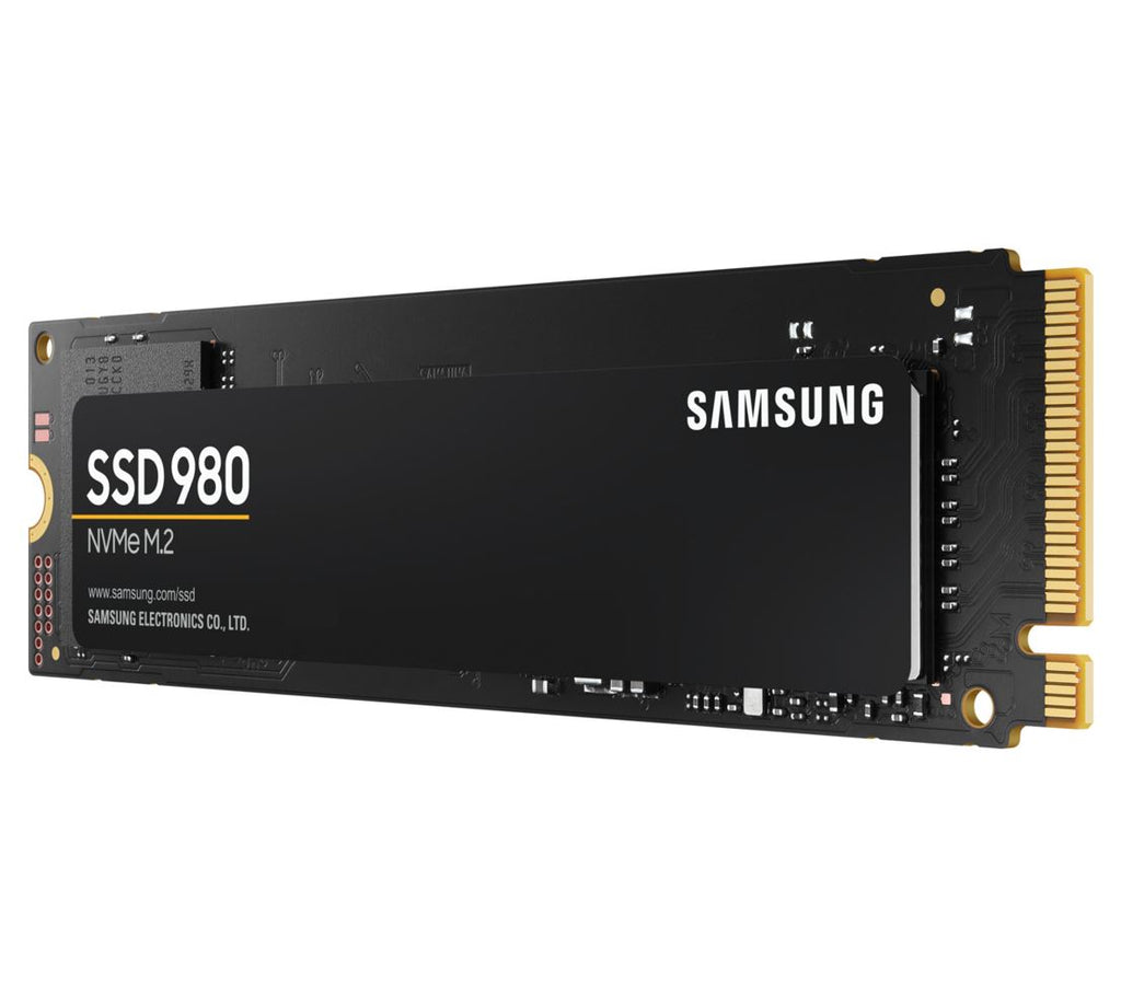 Samsung 980 500GB NVMe SSD 3100MB/s 2600MB/s R/W 400K/470K IOPS 300TBW 1.5M Hrs MTBF AES 256-bit Encryption M.2 2280 PCIe 3.0 Gen3 5yrs Wty-0