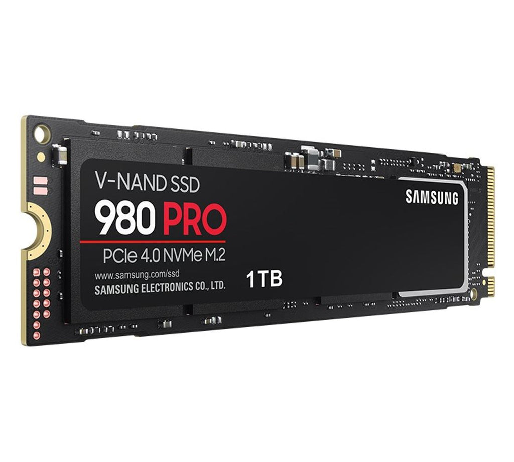 Samsung 980 Pro 1TB Gen4 NVMe SSD 7000MB/s 5000MB/s R/W 1000K/1000K IOPS 600TBW 1.5M Hrs MTBF for PS5 5yrs Wty-0