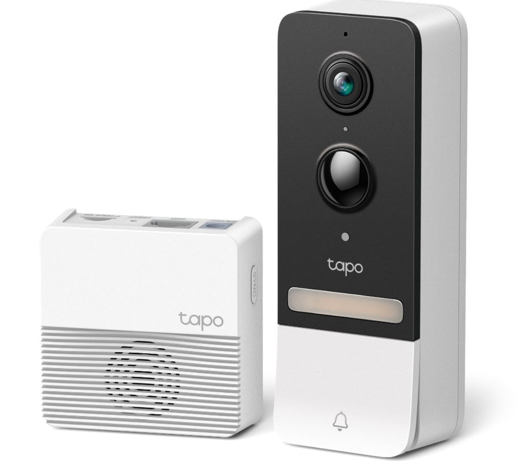 TP-Link Tapo D230S1 Smart Battery Video Doorbell, 2K 5MP Live View, Colour Night Vision, Water  Dust Resistant IP64-0