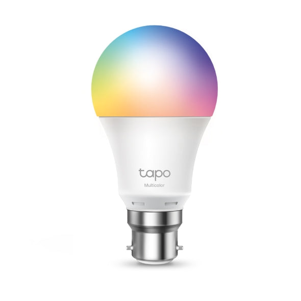 TP-Link Tapo L530B Smart Wi-Fi Light Bulb, Bayonet Fitting, Multicolour (B22 / E27), No Hub Required, Voice Control, Schedule  Timer,-0