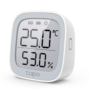 TP-Link Tapo Smart Temperature  Humidity Monitor, Real-Time  Accurate, E-ink Display, Free Data Storage  Visual Graphs,-0