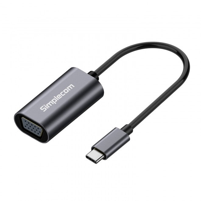 Simplecom DA104 USB-C to VGA Adapter Full HD 1080p-0