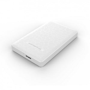 Simplecom SE101 Compact Tool-Free 2.5'' SATA to USB 3.0 HDD/SSD Enclosure White-0