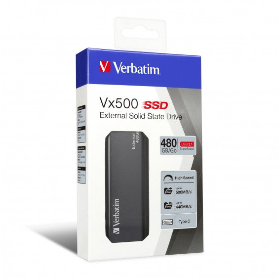 Verbatim Vx500 EXTERNAL SSD Drive 480GB USB3.1-0