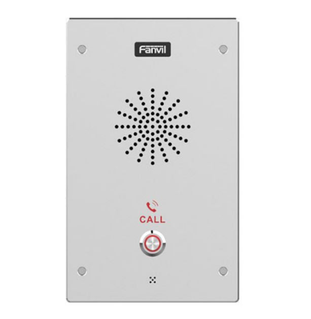 Fanvil i16S Outdoor Audio Intercom, 2 SIP Lines, 1 DSS Key, PoE, IP65  IK10, ONVIF, 2Yr Warranty-0