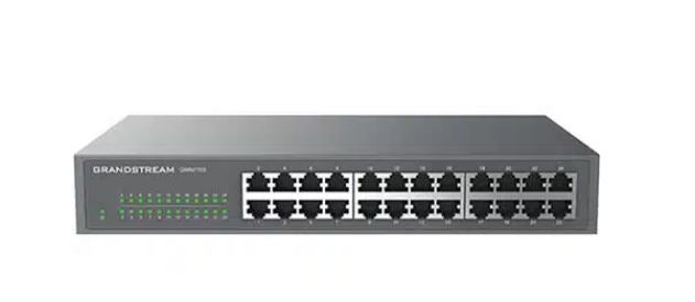 Grandstream IPG-GWN7703 Unmanaged Network Switch Key Features_ Plug-and-play; 24 Gigabit ports; 48Gbps switching capacity; Mac Address Auto-Learning-0