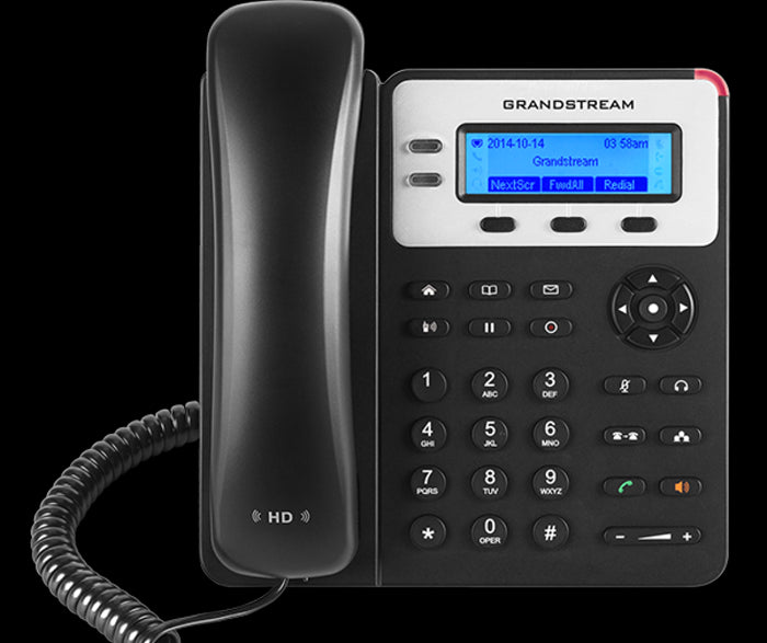 Grandstream GXP1625 2 Line IP Phone, 2 SIP Accounts, 132x48 Backlit Graphical LCD Display, HD Audio, Powerable Via PoE-0