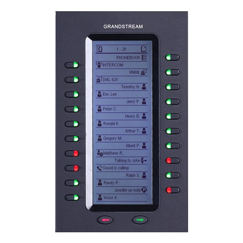 Grandstream GXP2200 Extension Module, 20 key Expansion Module, 128x384 LCD for GXP2140, GXP2170  GXV3240-0