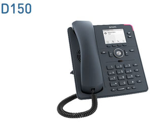 SNOM D150 Desk Telephone, PoE, HD Audio, Suitable For IP Desk Phone, Indoor Wall Mounting,-0