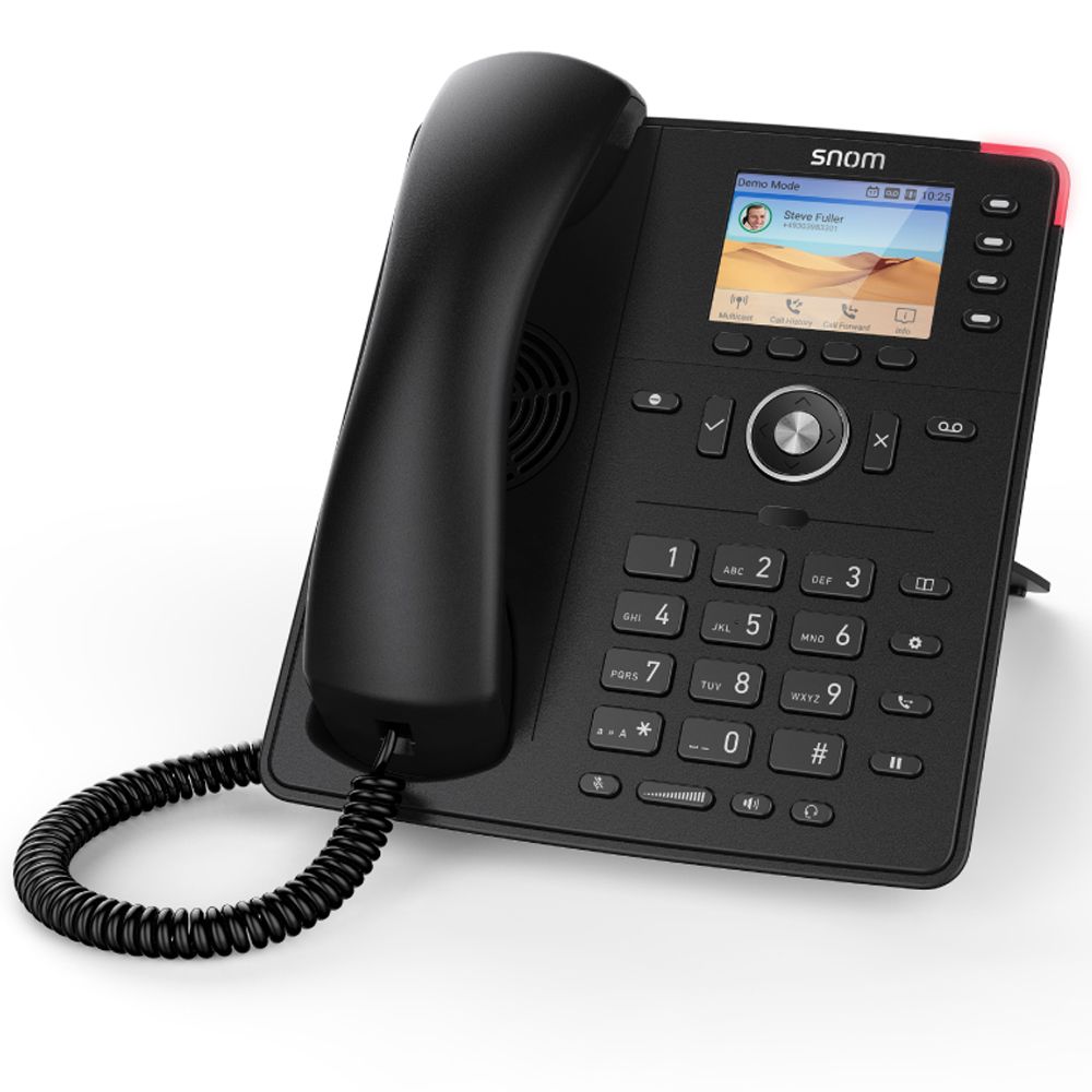 SNOM D713 IP Desk Phone, HD Audio, PoE, TFT Liquid Crystal Display (LCD), Headset Connectable (Include SnomA100M and Snom A100D)-0