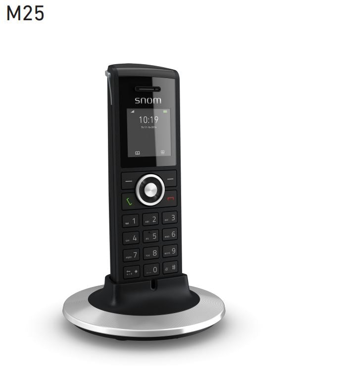 SNOM M25 Office Handset, Colour Screen, 75 Hours Standby Time, 3.5mm Headset Jack,  Multiple Language Support-0