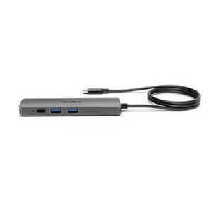 Yealink BYOD Box Cable Hub, with 1.5m USB-C Cable (USB-C to USB-A adapter included), easy plugplay setups,  Support to charging the connected laptop-0