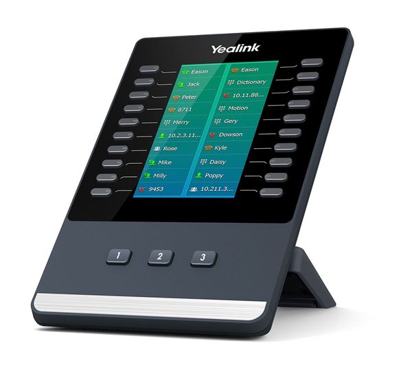 Yealink EXP50 Colour-screen Expansion Module for Yealink T5 Series IP phones, Yealink T53/T53W/T54W/T57W/T58A, T56A/ T58A/VP59/MP56/MP58/MP58-WH-0